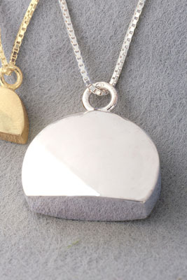 Asche-Medaillon Silber